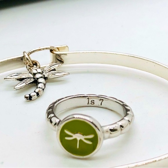 Vintage Dragonfly Bracelet & Ring - Picture 6 of 9